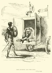 Don Chisciotte e il leone